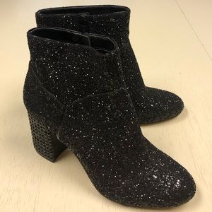 Black Sparkle Michael Kors Arabella Bootie